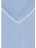 LASCANA Shorty in blau/blau geblümt