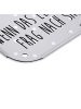 Mr. & Mrs. Panda Blechschild Axolotl Tequila mit Spruch in Grau Pastell