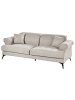Beliani 3-tlg 3-Sitzer Sofa SKIVE in Beige