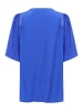 CULTURE Kurzarm-Bluse CUsif Relaxed fit in Victoria Blue