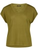 Zero  Kurzarm-Shirt mit V-Ausschnitt in Fir Green