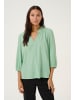 Kaffe Langarm-Bluse KAkatja Regular fit in Granite Green