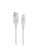 COFI 1453 Qware USB auf USB-C Kabel – 12W 1 Meter Lade- und Datenkabel Schwarz in Weiß