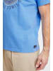 FQ1924 T-Shirt FQTom SS tee w logo print in Blau