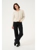 Kaffe Strickjacke KAellery in Feather Grey/ Chalk Structure