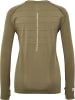 Newline T-Shirt "Nwlpace Ls Seamless Woman" in Grün