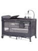 fillikid Reisebett Capri ab Geburt - 15 kg mit verstellbarem in gray