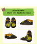 Sayoyo Baby Krabbelschuhe aus Leder, weiche Lauflernschuhe mit rutschfester Sohle 