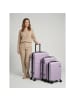 Saxoline Miami 4 Rollen Kofferset 3-teilig mit Dehnfalte in lilac