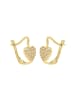 Amor Creolen Gold 375/9 ct in Gold
