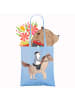 Mr. & Mrs. Panda Einkaufstasche Pferd Reiten ohne Spruch in Sky Blue
