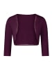 Vera Mont Bolero-Jacke figurbetont in Shiny Aubergine