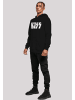 F4NT4STIC Hoodie Kiss Rock Music Band Vintage Logo in schwarz