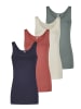 ONLY Top ONLLIVE LUV Tank Top 4er Pack in Mehrfarbig