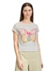 CARTOON Printshirt mit Ärmelaufschlag in Patch Cream/Rosé
