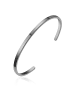 True Rebels Armband aus Edelstahl in gunmetal