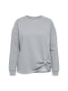 MIAMODA Sweatshirt in grau melange