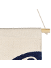 Beliani Wandbehang NOWSHERA in Bunt/Beige/Schwarz - (W) 56 x (H) 110 x (L) 1 cm