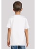 F4NT4STIC T-Shirt Coole Ente auf Roller in weiß