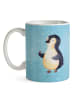 Mr. & Mrs. Panda Becher Pinguin Marienkäfer ohne Spruch in Eisblau