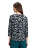 BETTY & CO Schlupfbluse mit Print in Mint/Black