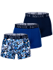 HOM Boxershort 3er Pack in Blau/Weiß