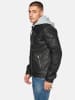 KOROSHI Leder-Effektjacke in schwarz