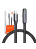 Mcdodo Ladekabel USB-C Komaptibel mit iPhone Winkelkabel in Schwarz