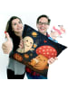 Mr. & Mrs. Panda Kuschelkissen 40x40 Gespenst  Prost  Design ohn... in Weiß