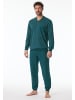 Schiesser Pyjama kurz für Herren in trkis