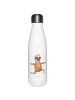 Mr. & Mrs. Panda Wasserflasche Faultier Yoga ohne Spruch in Weiß