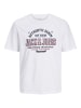 JACK & JONES PLUS T-shirt in White