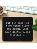 Mr. & Mrs. Panda Mouse Pad Spruch Gelassenheit in Krisen mit Spruch in Schwarz