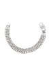 faina Women Curb Chain Bracelet in Silver