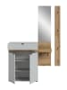 ebuy24 Garderobenmöbel Naro (3-teilig) Grau 148 x 37 cm