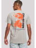 F4NT4STIC T-Shirt Geishora Japan Streetstyle in grau meliert