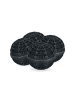relaxdays 4 x Waschball in Schwarz