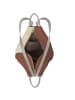 Kmisso Rucksack in Beige/Brown