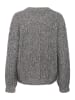 SAINT TROPEZ Strickpullover GeetaSZ Lockere Passform in Gray Quill Melange