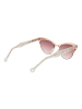 Hally & Son Frauen Sonnenbrille Vollrandige Brille Gold