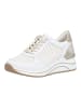remonte Sneaker in Weiß/Gold