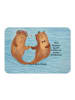Mr. & Mrs. Panda Magnet Hochzeit Otter Design mit Spruch in Weiß