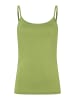 More & More schmales Stretch-Basic-Top in pistachio