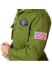 tectake Herrenkostüm Air Force Pilot  Authentisches Design: Olivgrüner Overall im typisc