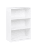 Beliani Bücherregal ZEHNA in Weiß - (W) 80 x (H) 117 x (L) 40 cm