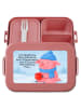 Mr. & Mrs. Panda MEPAL Bentobox Schweinchen Glühwein Design mit ... in Rot Pastell