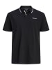 JACK & JONES PLUS Poloshirt in Black
