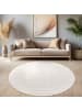 KADIMA DESIGN Teppich Kurzflor Struktur Wohnzimmer in Creme