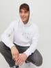 Jack & Jones Bequemer Kapuzenpullover mit dezentem Schriftzug Robust in Weiß-3