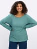 sheego Langarm-Shirt in salbei